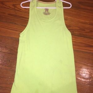 Children’s green tank top